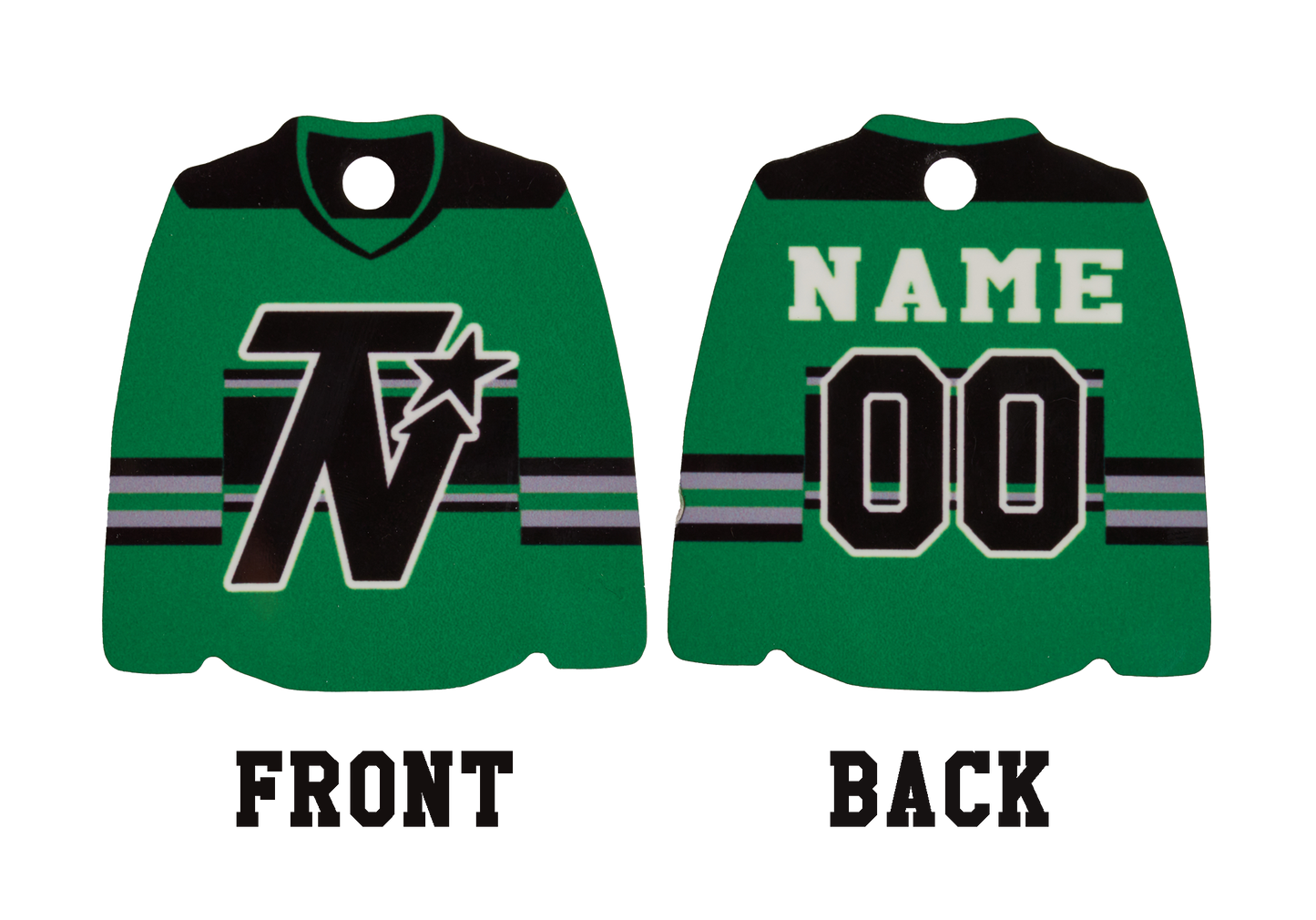 Custom Hockey Jersey Necklaces