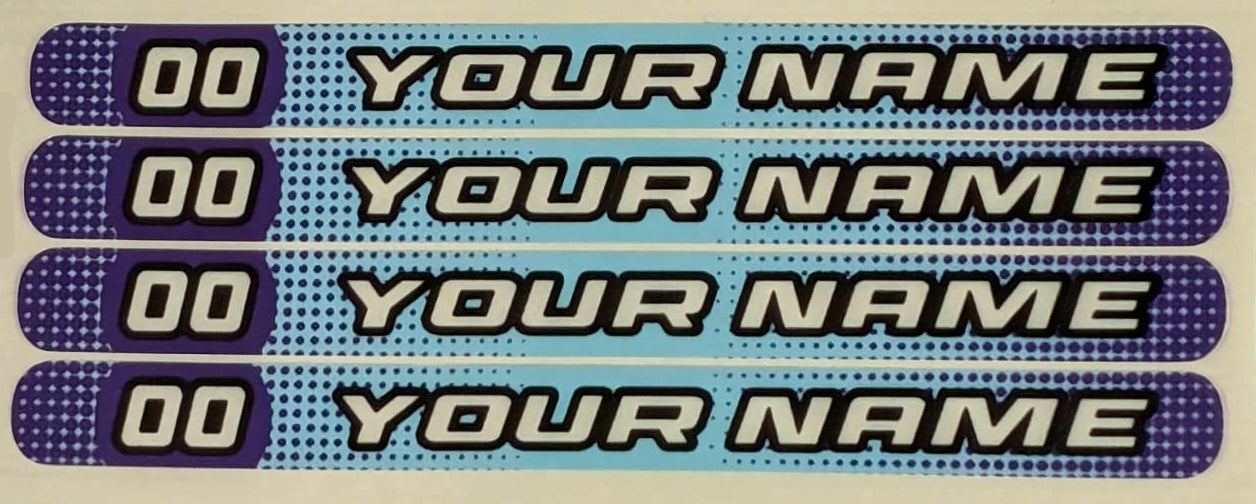 Custom Hockey Stick Labels – Personalized Stick ID