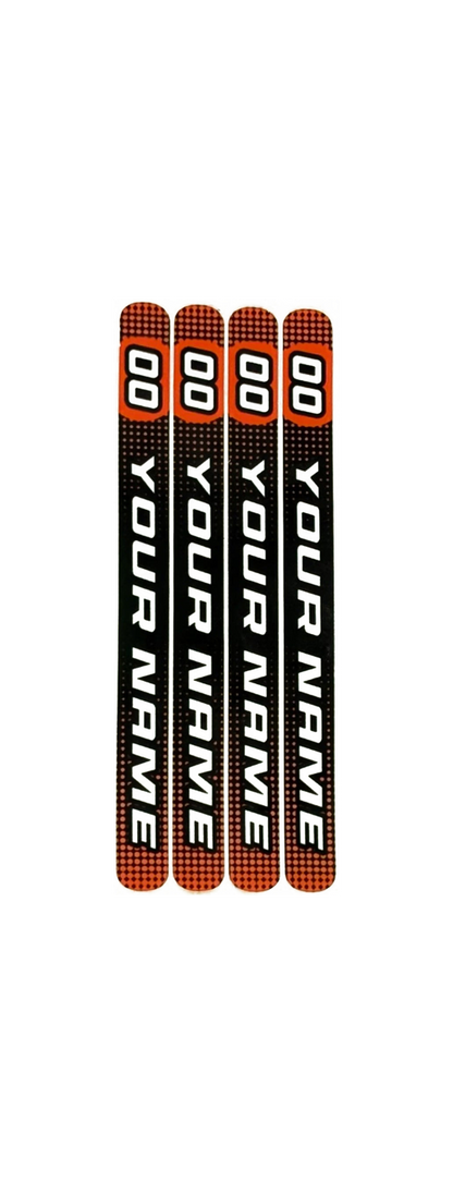 Custom Hockey Stick Labels – Set of 4