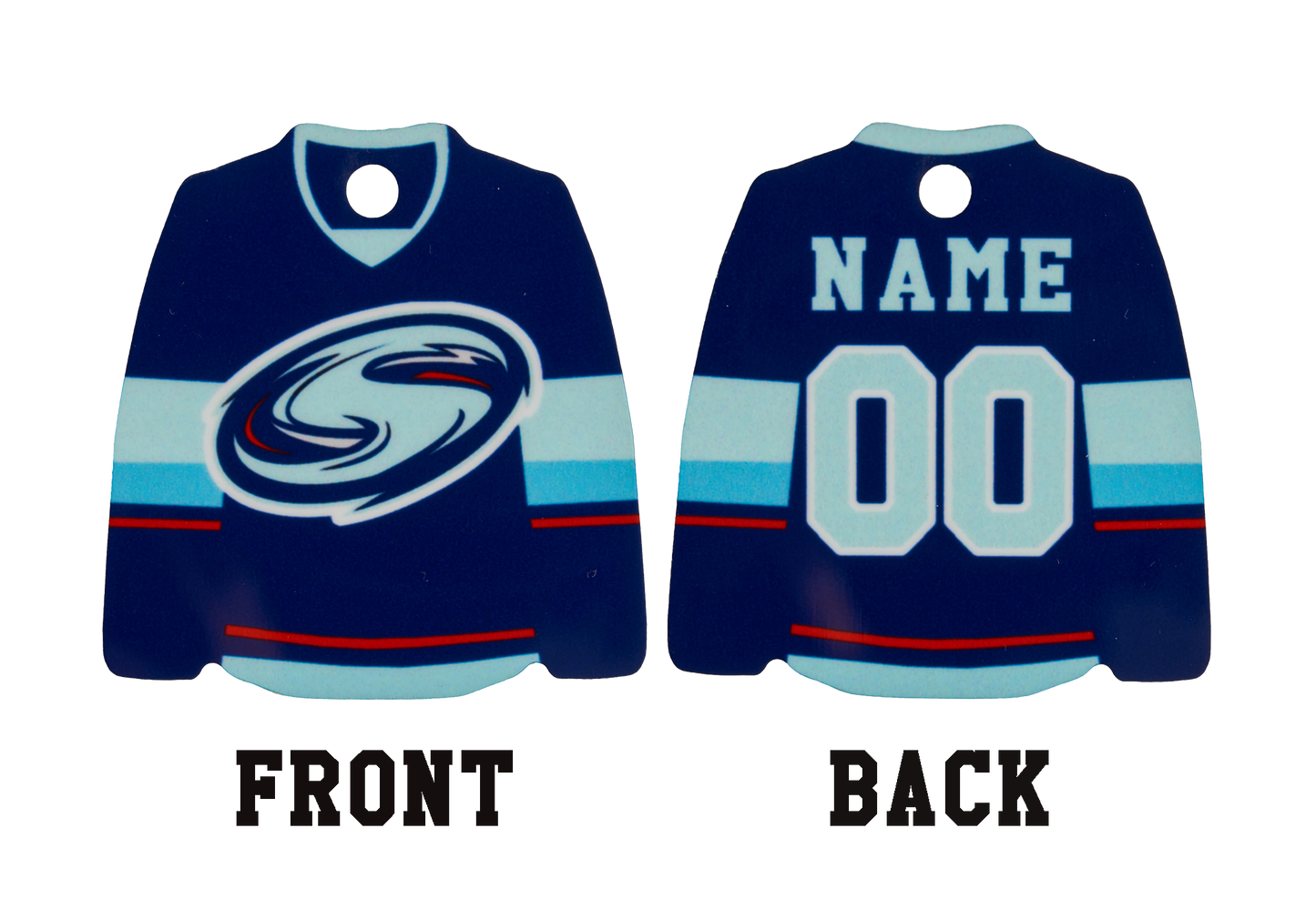 Custom Hockey Jersey Necklaces